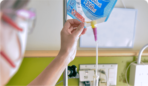 点滴バッグの写真
